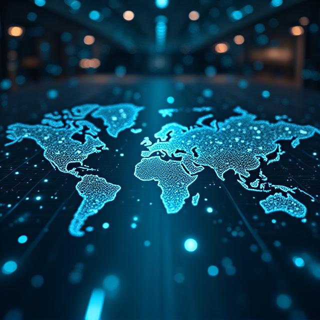 Global data intelligence visualization