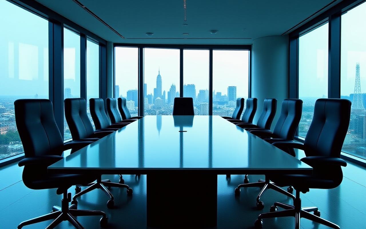 Executive boardroom strategy session