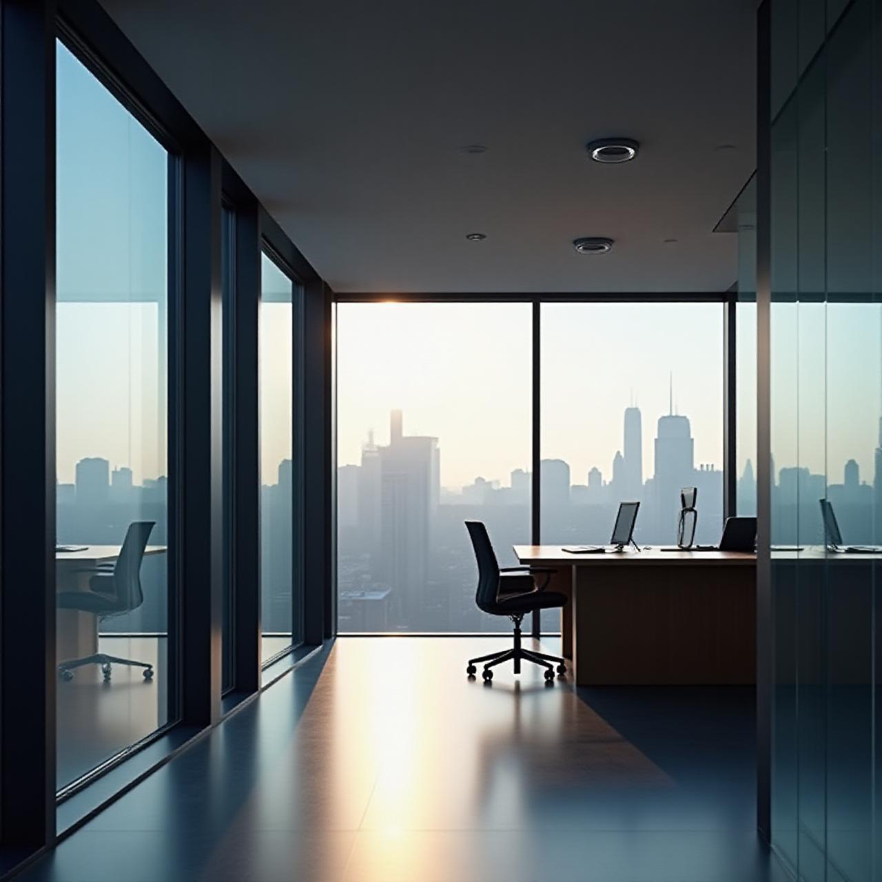 Sophisticated office environment representing clarity and focus